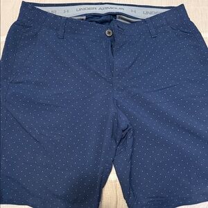 Under Armour Men's Navy Blue Golf Shorts (36 Loose)